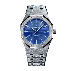 Replica Audemars Piguet Royal Oak Frosted Gold 33 mm, White Gold/Gem Set Ref. 67653BC.GG.1263BC.02