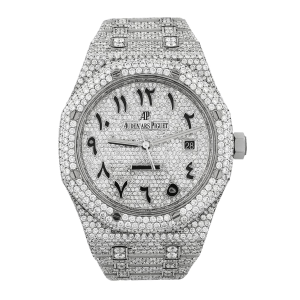 Replica Audemars Piguet Royal Oak 41 mm, Gem Set Ref. 15400ST.OO.1220ST.02