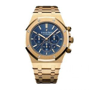 Replica Audemars Piguet Royal Oak Chronograph 41 mm, Blue Ref. 26320BA.OO.1220BA.02