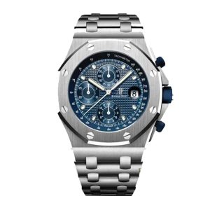Replica Audemars Piguet Royal Oak Offshore 42 mm, Blue Ref. 26237ST.OO.1000ST.01