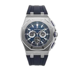 Replica Audemars Piguet Royal Oak Offshore 42 mm, Blue Ref. 26480TI.OO.A027CA.01