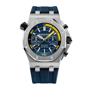 Replica Audemars Piguet Royal Oak Offshore 42 mm, Blue Ref. 26703ST.OO.A027CA.01