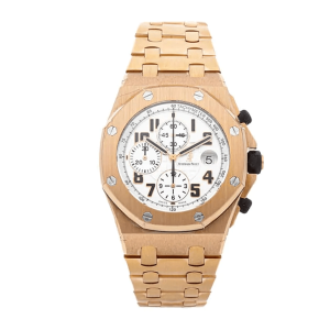 Replica Audemars Piguet Royal Oak Offshore 42 mm, White Ref. 26170OR.OO.1000OR.01