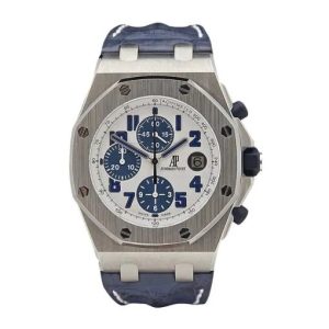 Replica Audemars Piguet Royal Oak Offshore 42 mm, White Ref. 26170ST.OO.D305CR.01