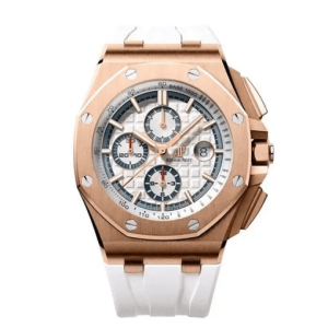 Replica Audemars Piguet Royal Oak Offshore Byblos Edition 44 mm, White Ref. 26408OR.OO.A010CA.01