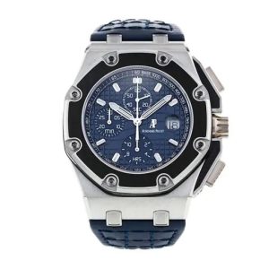 Replica Audemars Piguet Royal Oak Offshore Juan Pablo Montoya 42 mm, Blue Ref. 26030PO.OO.D021IN.01