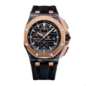 Replica Audemars Piguet Royal Oak Offshore Queen Elizabeth 44 mm, Black Ref. 26406FR.OO.A002CA.01