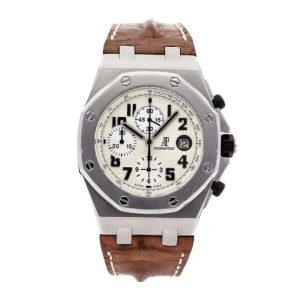 Replica Audemars Piguet Royal Oak Offshore Safari 42 mm, White Ref. 26170ST.OO.D091CR.01