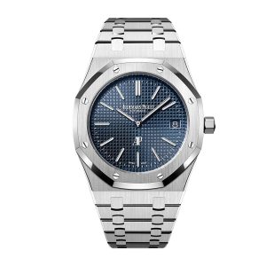Replica Audemars Piguet Royal Oak Selfwinding 39 mm, Blue Ref. 15202ST.OO.1240ST.01