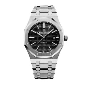 Replica Audemars Piguet Royal Oak Selfwinding 41 mm, Black Ref. 15400ST.OO.1220ST01