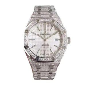 Replica Audemars Piguet Royal Oak Selfwinding 41 mm, White Ref. 15400