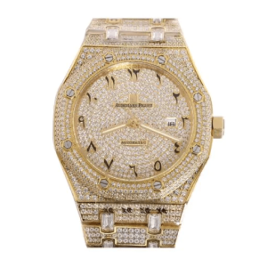 Replica Audemars Piguet Royal Oak Selfwinding 42 mm, Steel/Yellow Gold Gem Set Ref. 15400SR.OO.1220SR.02
