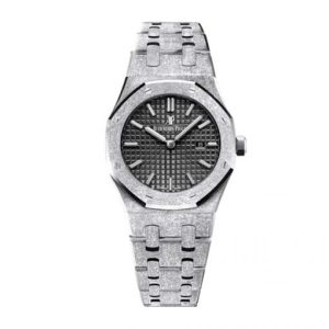 Replica Audemars Piguet Royal Oak Selfwinding Frosted Gold 41 mm, Dark Grey Ref. 67653BC.GG.1263BC.02