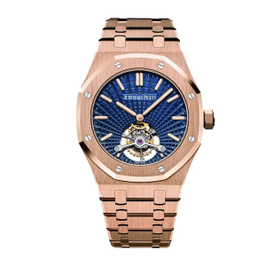 Replica Audemars Piguet Royal Oak Tourbillon 41 mm, Blue Ref. 26522OR.OO.1220OR.01