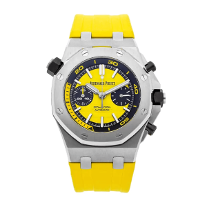 Replica Audemars Piguet Royal Oak Offshore Selfwinding 42 mm, Blue/Yellow Ref. 26703ST.OO.A051CA.01
