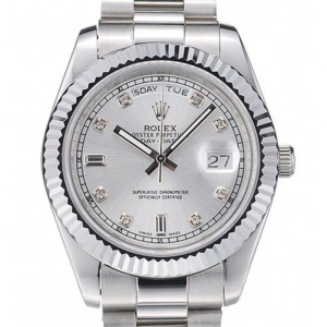 Superclone Rolex Day-Date Silver Dial 41995 40 mm